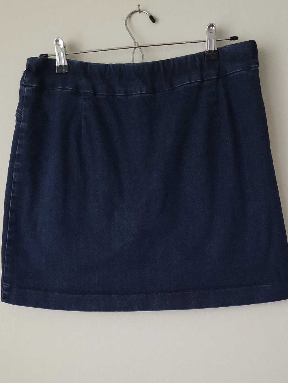 croft & barrow Navy Denim Skort - Picture 3 of 7